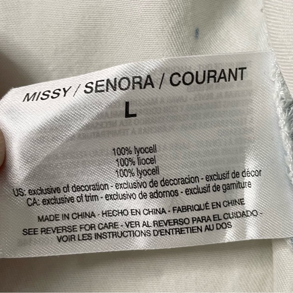 Vintage America tie dye long sleeve peasant blouse - Picture 5 of 6